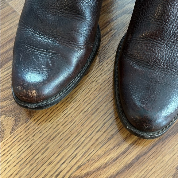 Matisse Dark Brown Leather Heeled Boots - Picture 13 of 15